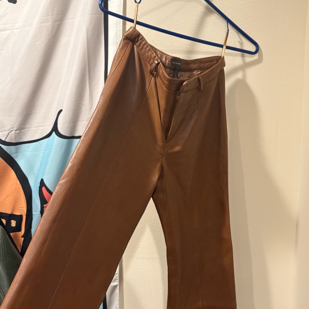 Brown Leather Pants